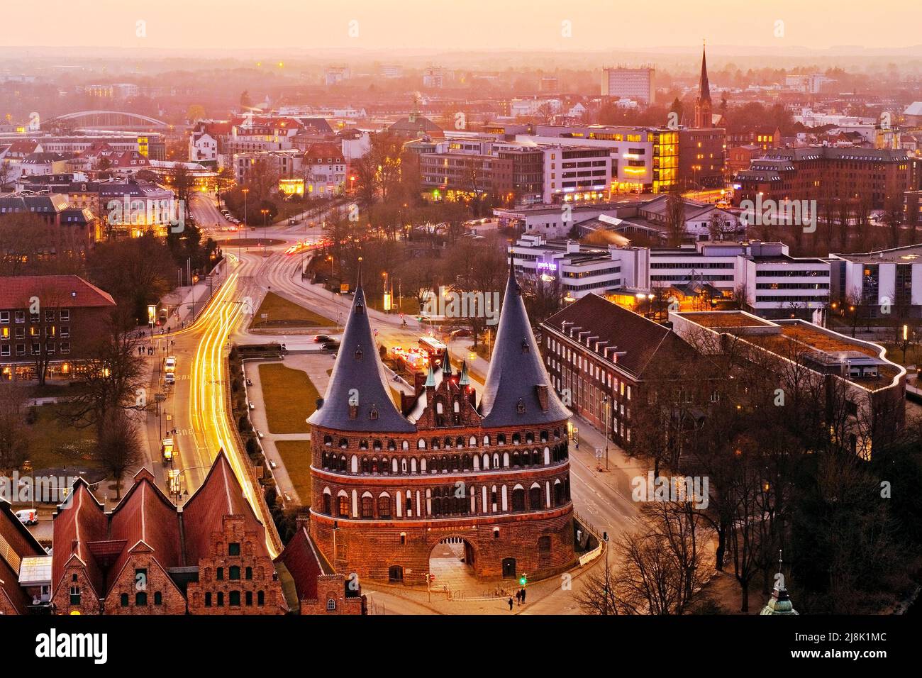 Holstentor, UNESCO cultural heritage Luebecker Altstadt, Germany ...
