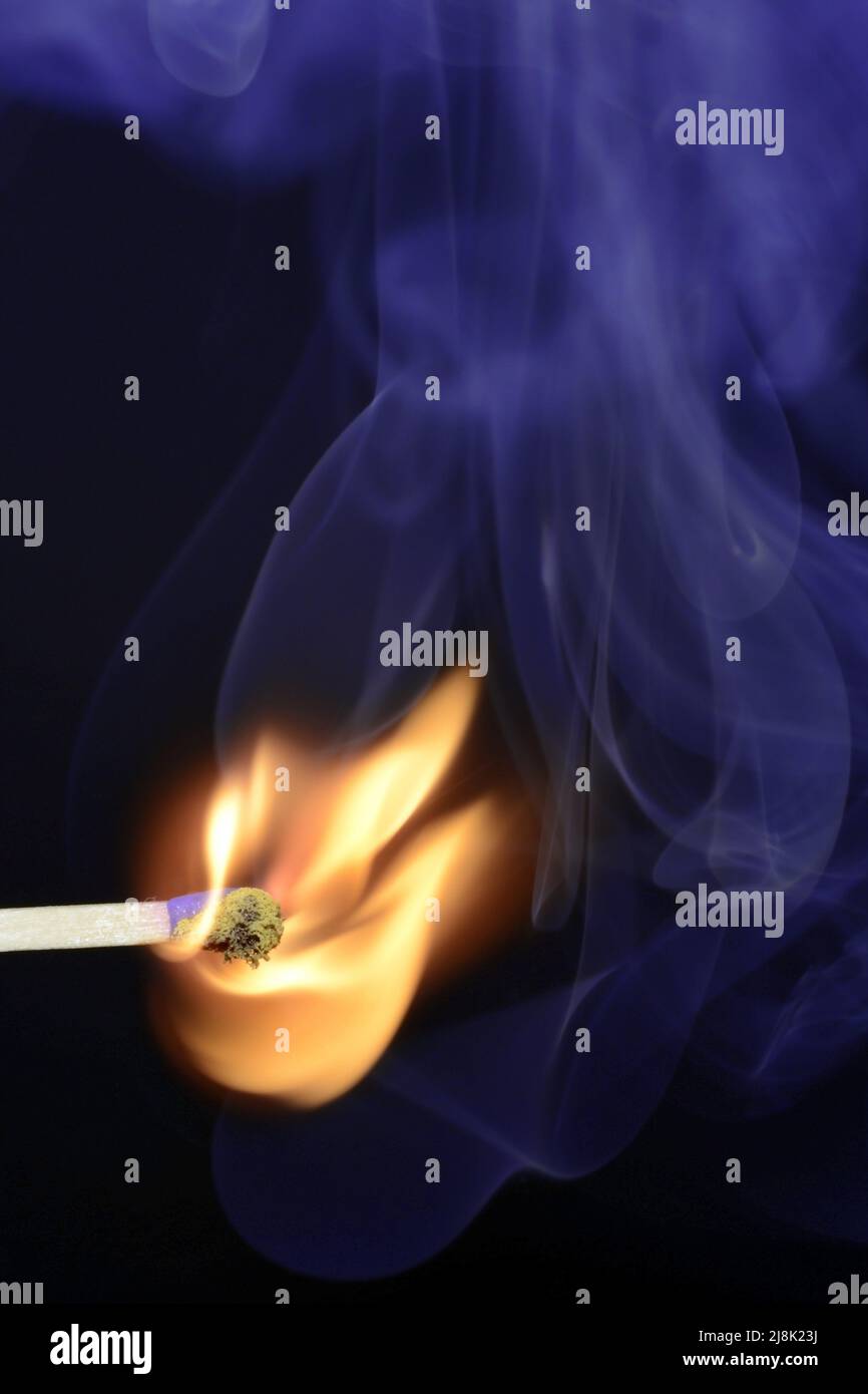 lighting a match Stock Photo Alamy