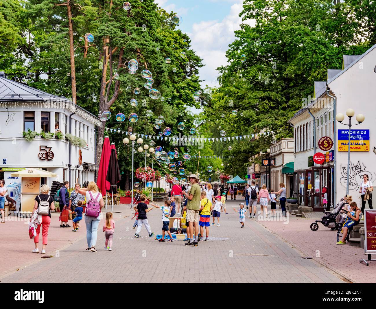 Jomas iela, Majori, Jurmala, Latvia Stock Photo Alamy