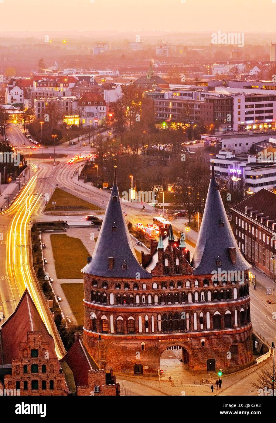 Holstentor, UNESCO cultural heritage Luebecker Altstadt, Germany ...