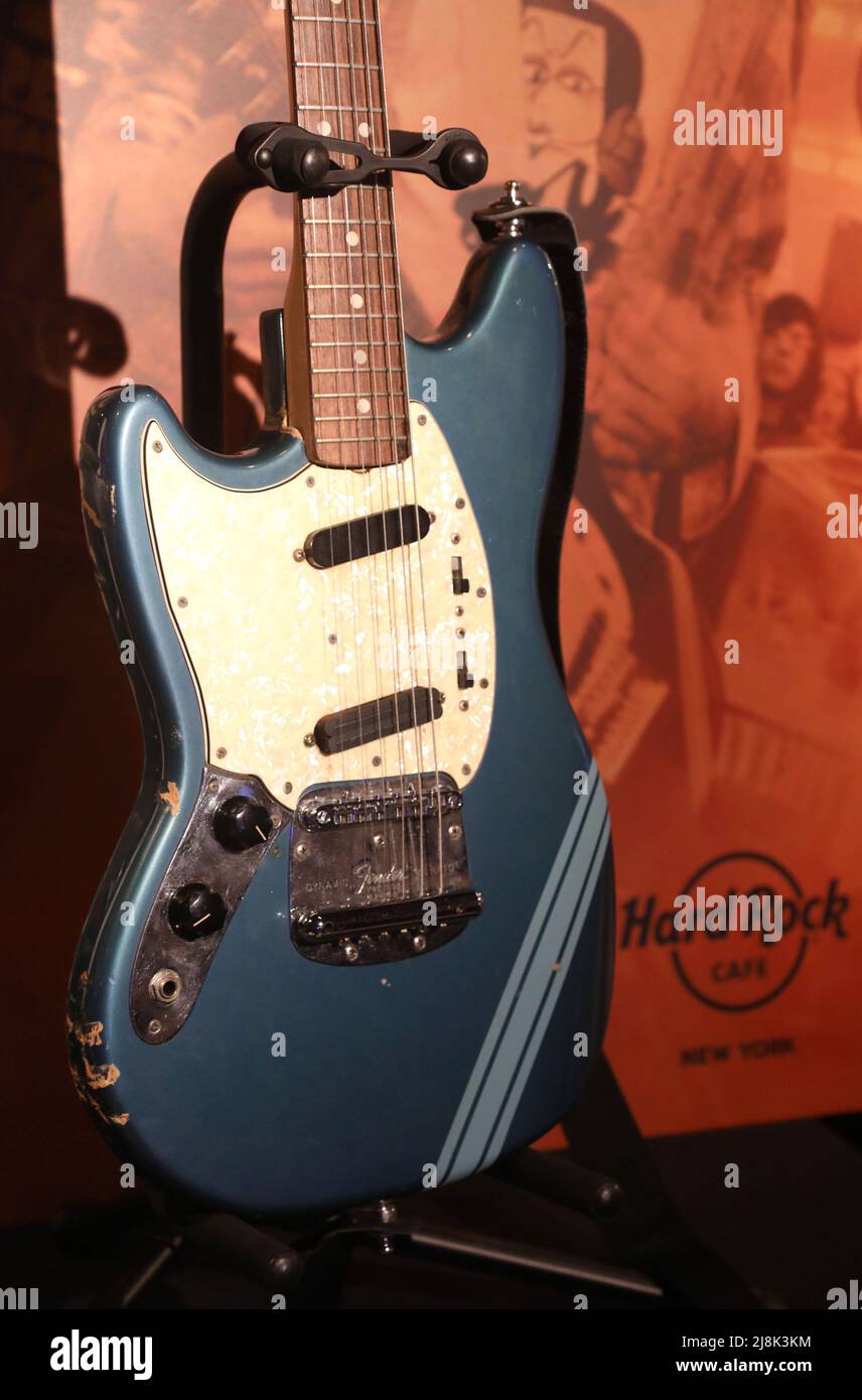 New York, New York, USA. 16th May, 2022. A view of Kurt Cobain's