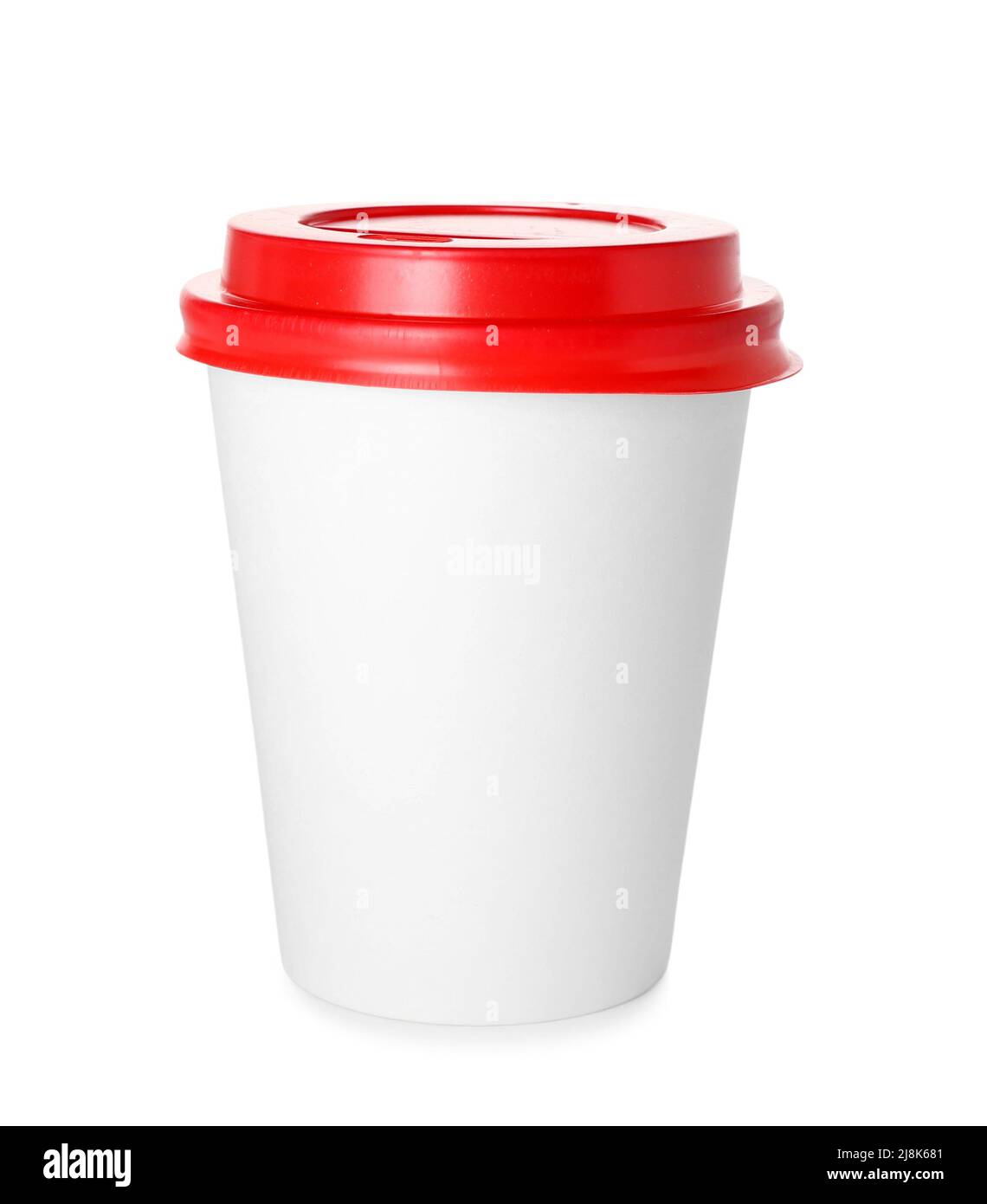 Takeaway paper cup on white background Stock Photo - Alamy
