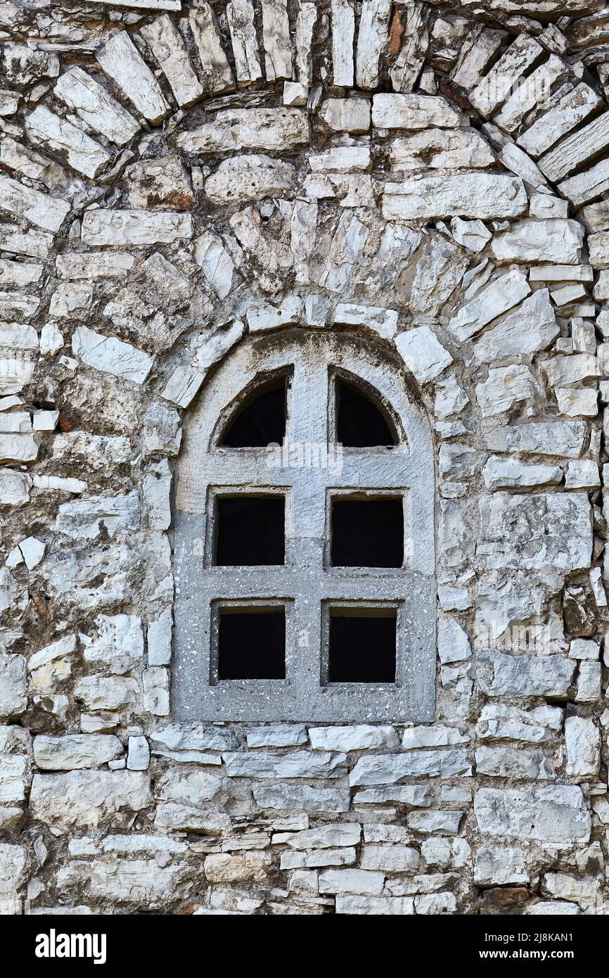 Old Stone Wall Stock Photo