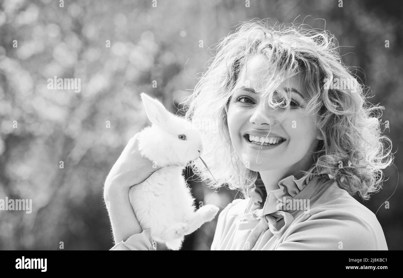 White rabbit teeth Black and White Stock Photos & Images - Alamy