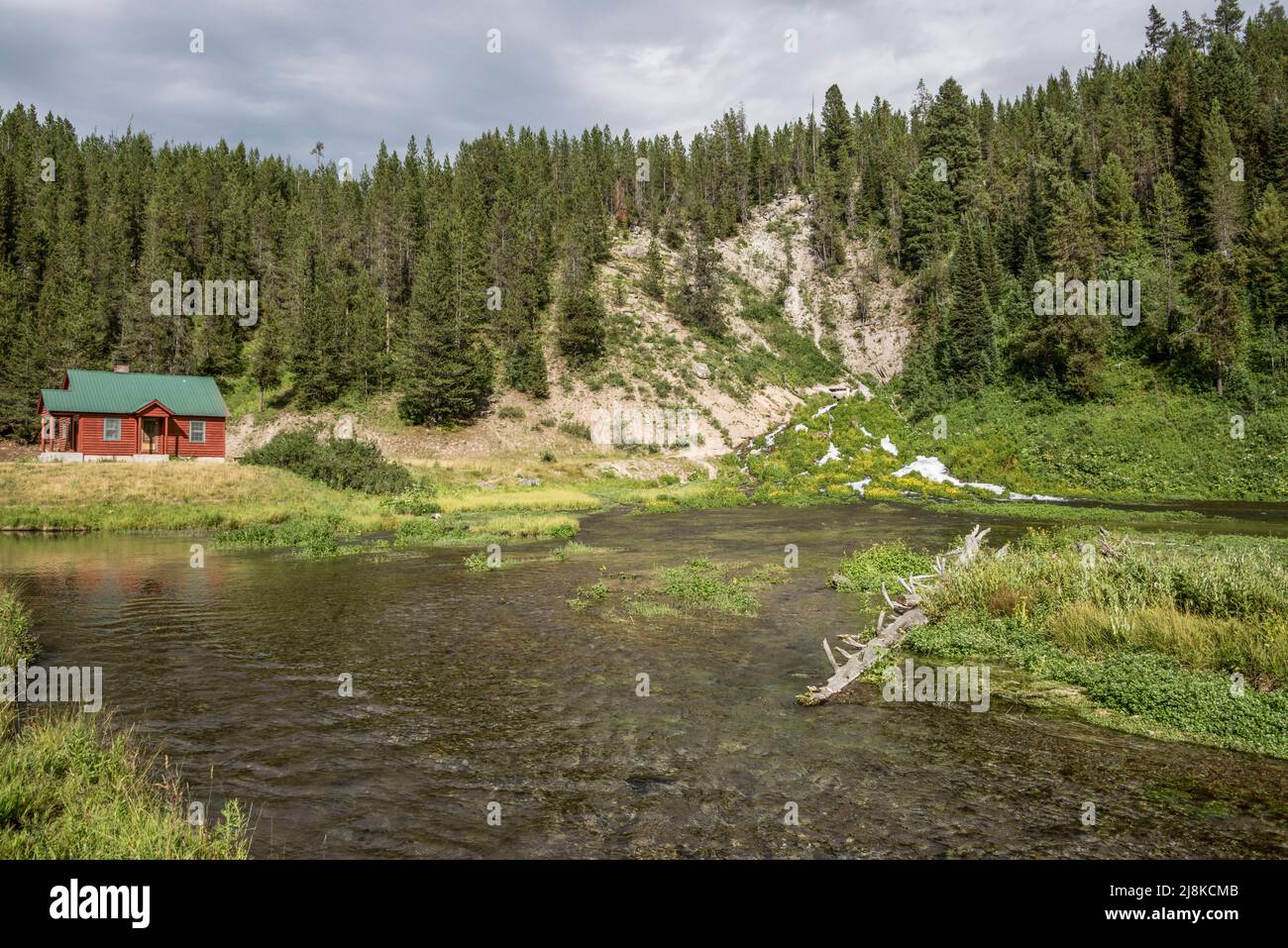 Warm River Springs, historic Forest Service Rental Cabin, Island Park