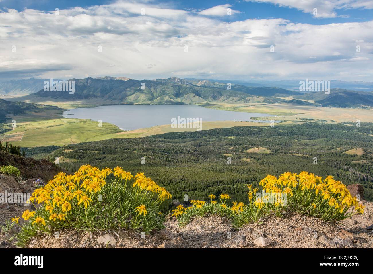 Henrys Lake, world class fishing, from Sawtell Peak Road, Island Park