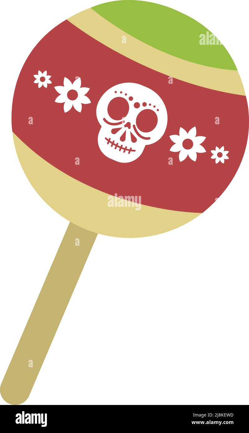 mexican maraca instrument Stock Vector Image & Art - Alamy