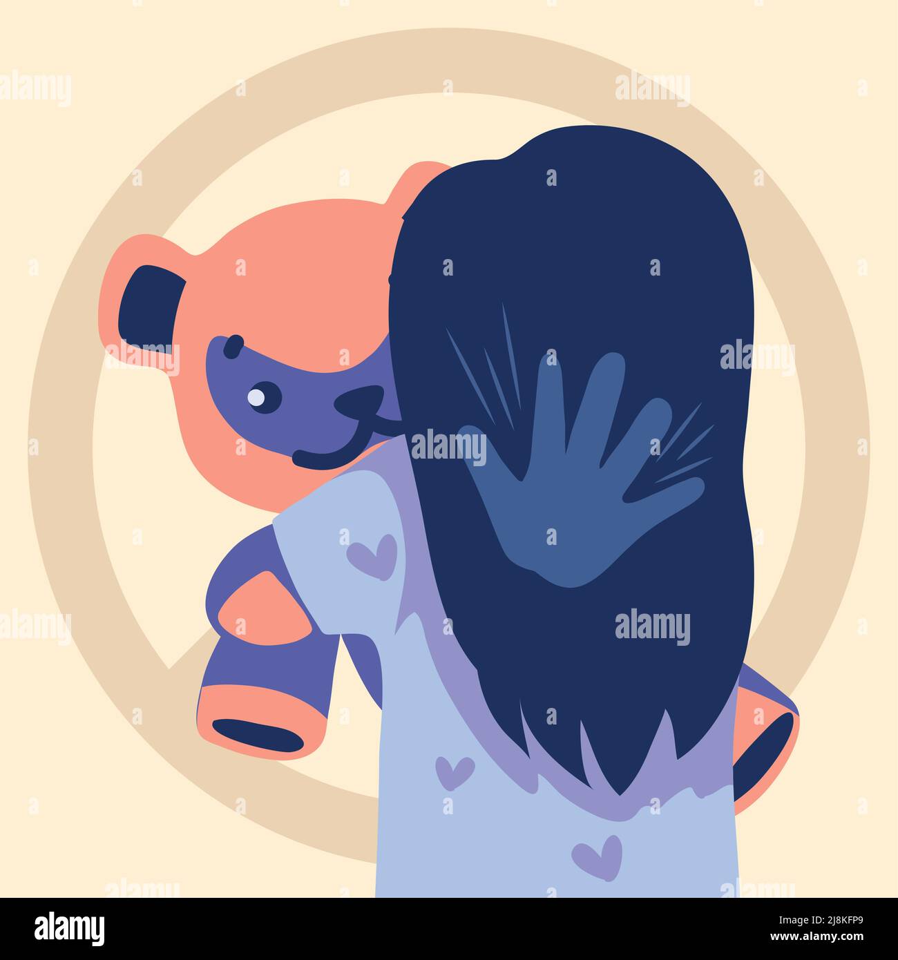 child abuse campaign prevention Stock Vector Image & Art - Alamy