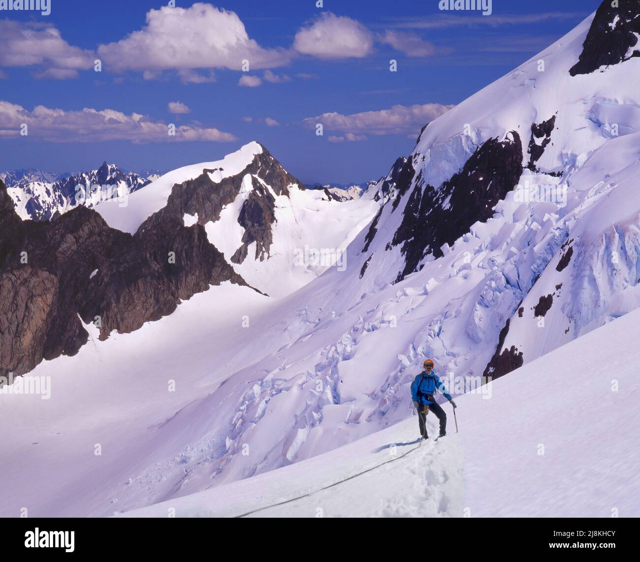 Blue Glacier Icefall, Mt. Olympus, Olympic National Park, Washington ...