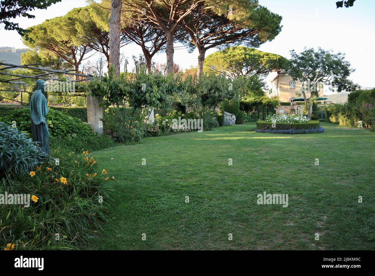 Ravello - Giardini dell'Hotel Villa Cimbrone Stock Photo