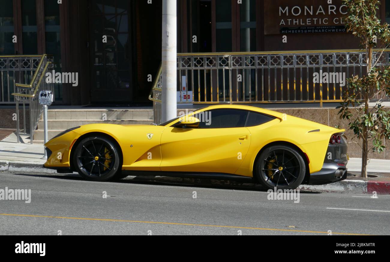 Los Angeles, California, USA 16th May 2022 A general view of atmosphere of Ferrari on Sunset Blvd on May 16, 2022 in Los Angeles, California, USA. Photo by Barry King/Alamy Stock Photo Stock Photo
