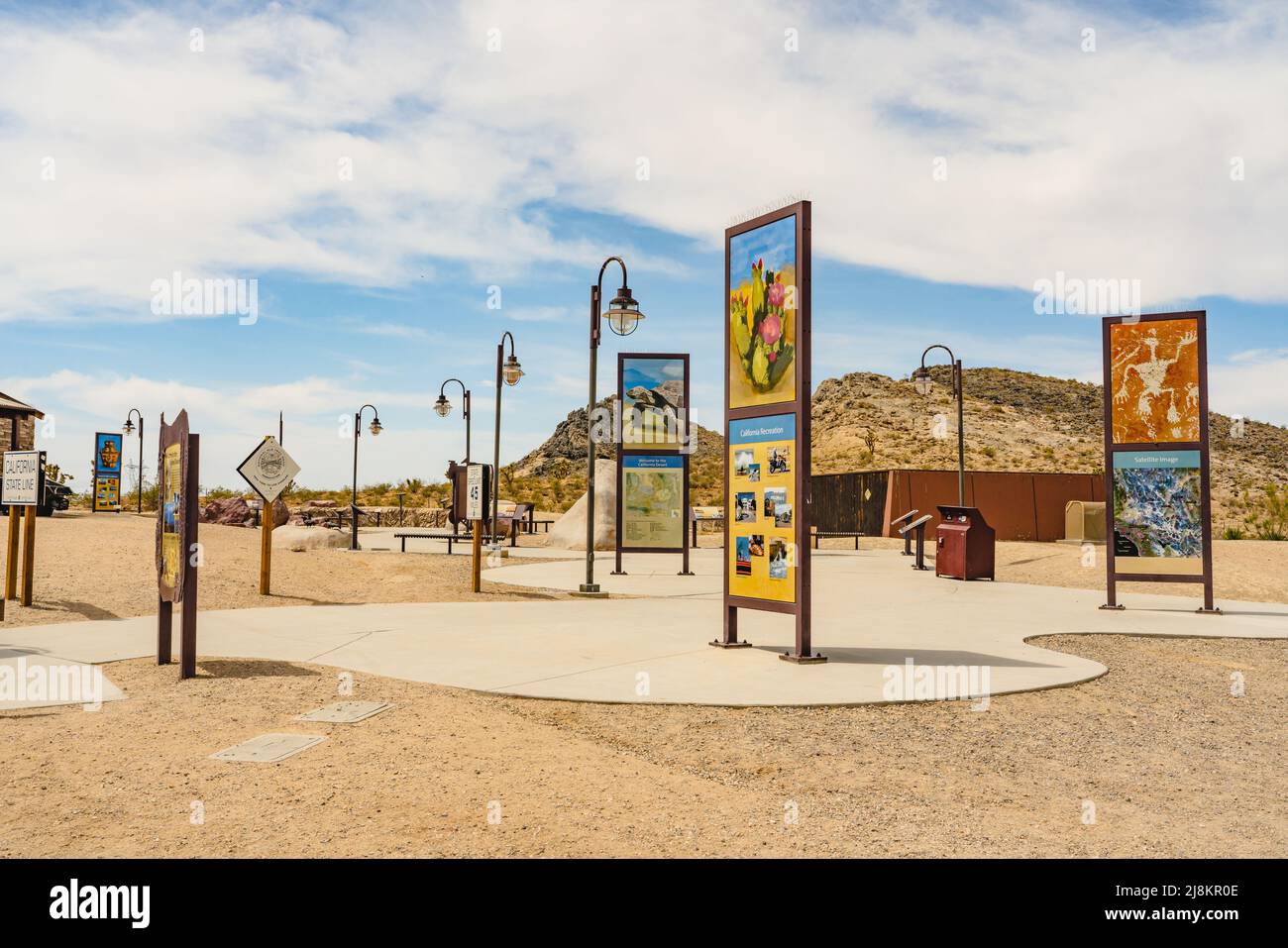 Valley wells rest area california hi-res stock photography and 