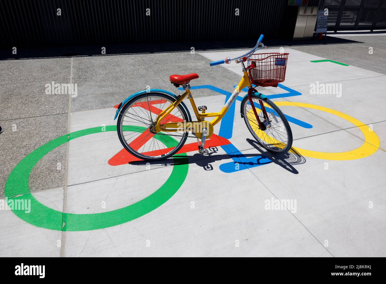 Google bicycle hi-res stock photography 
