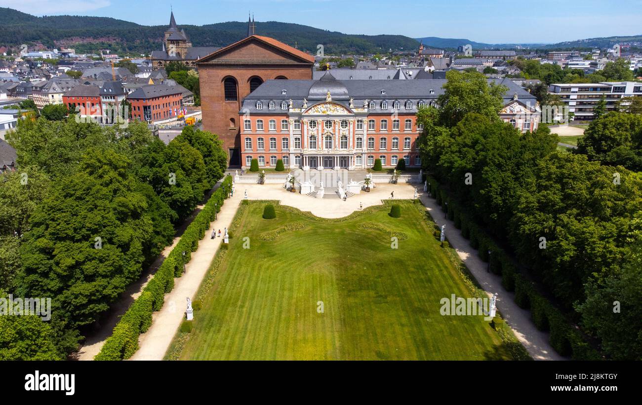 Electoral Palace or Kurfürstliches Palais, Trier, Germany Stock Photo