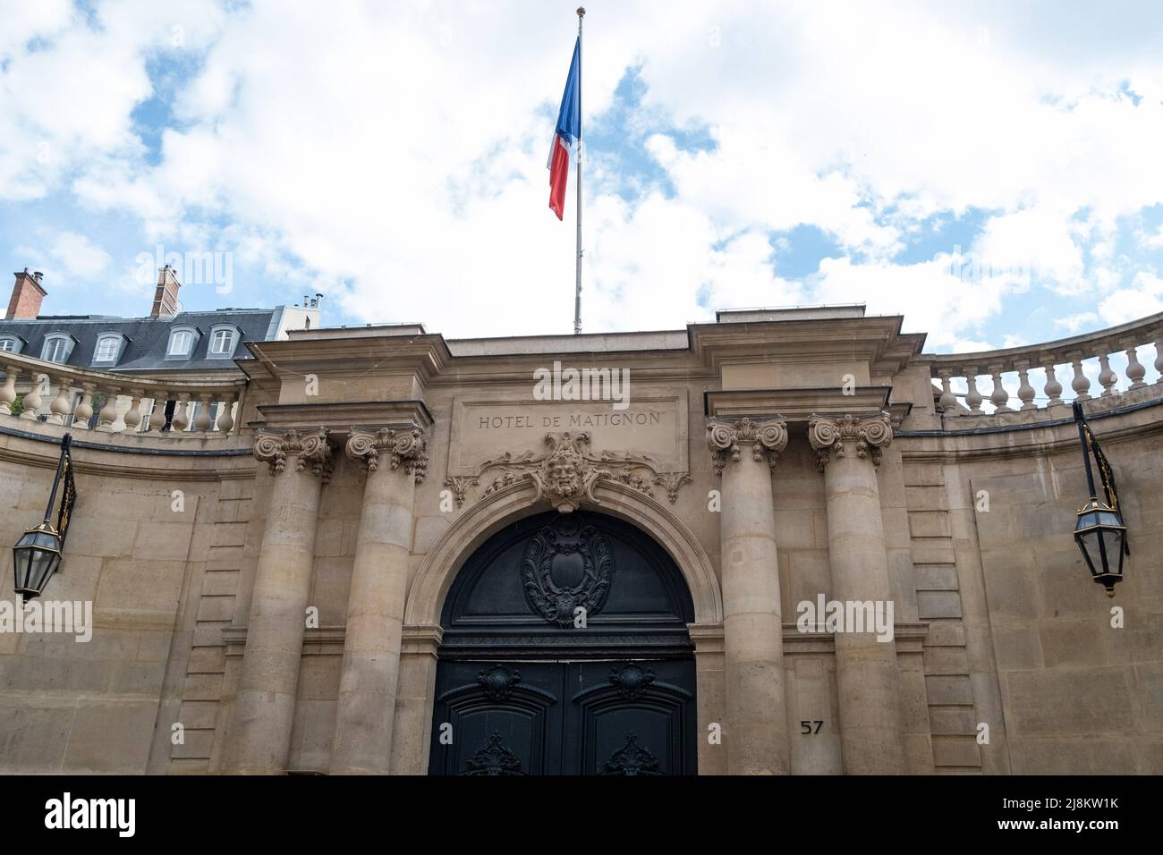 France, Paris, the Hotel de Matignon, office of the Prime Minister