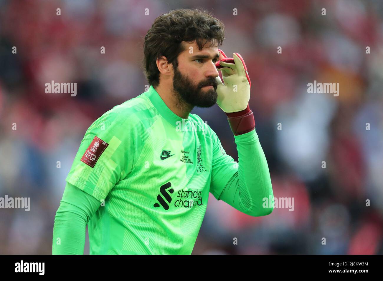 Download Alisson Becker Number 1 Liverpool Jersey Wallpaper