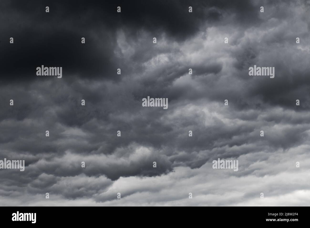 Dramatic grey sky background. Stormy clouds. Horizontal photo of ...