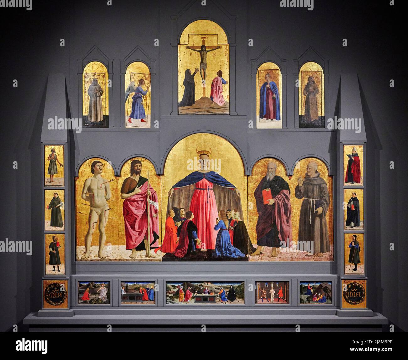 Il Polittico della Misericordia olio e tempera su tavola Pier della