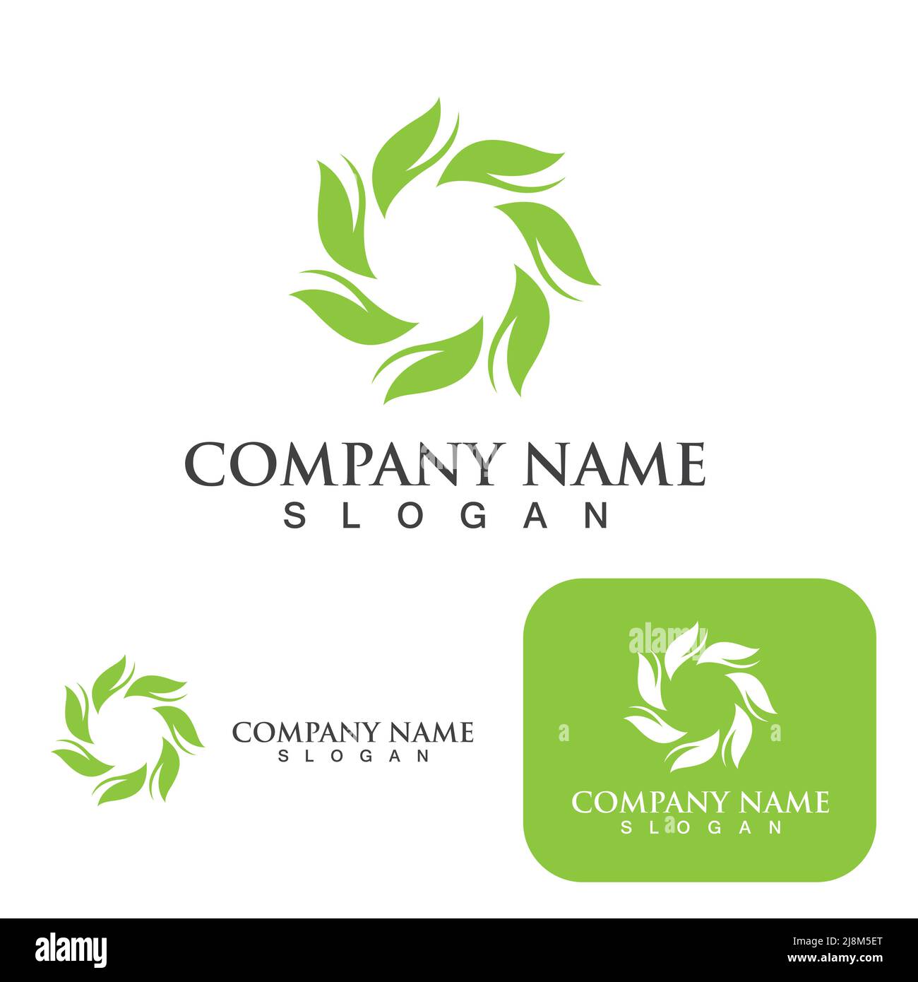 Green leaf ecology Logo nature element vector Stock Vector Image & Art ...