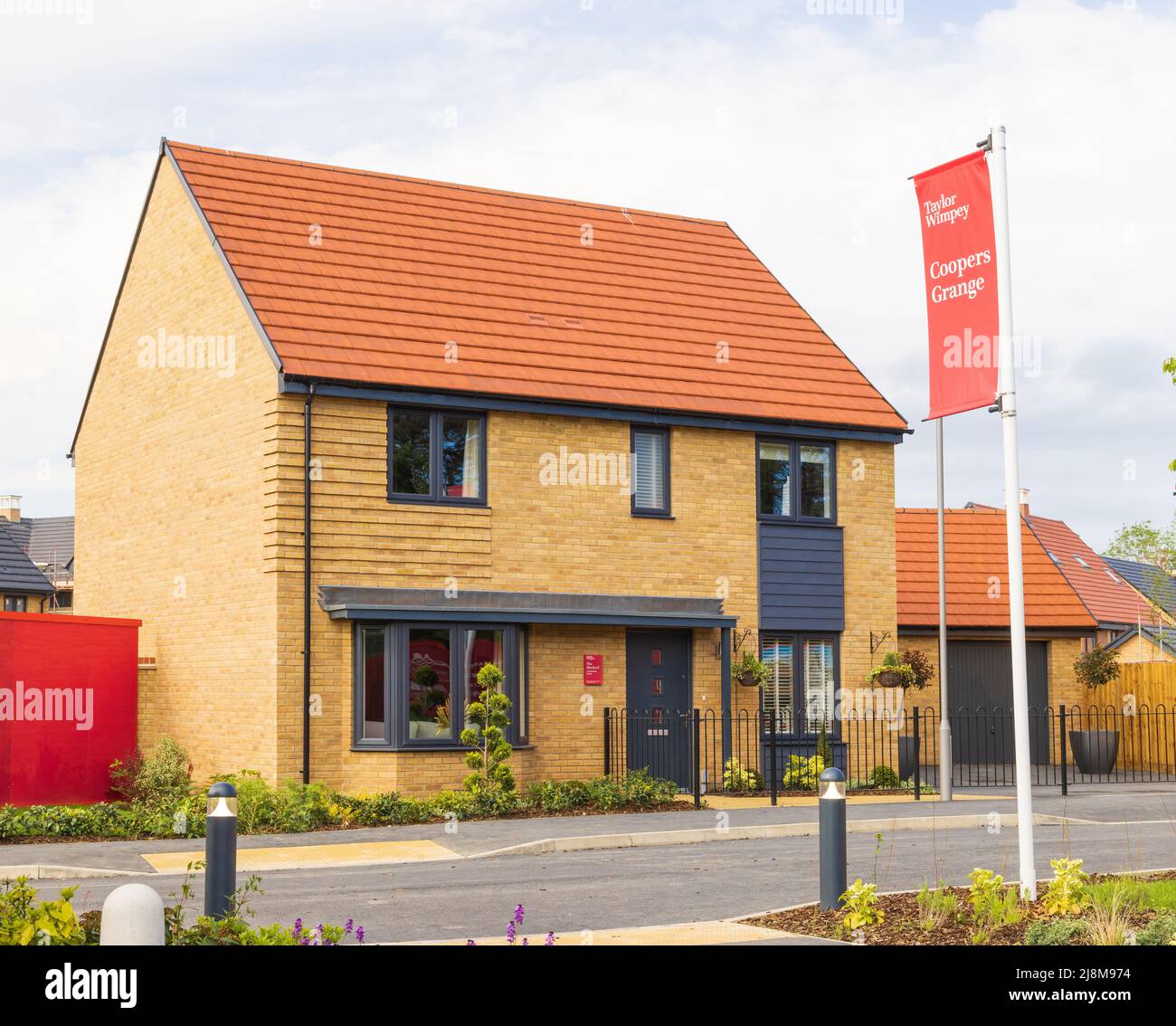 Taylor Wimpey Manford showhome at the Coopers Grange housing development. Stock Photo