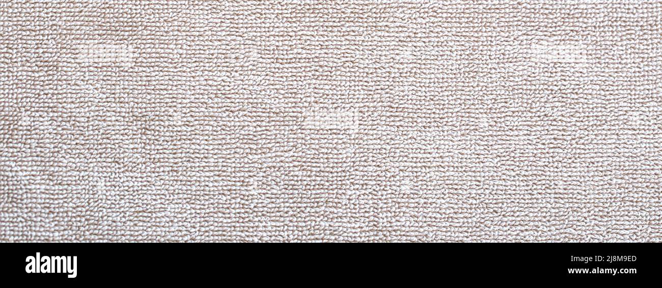 light seamless texture of terry cloth Stock Photo