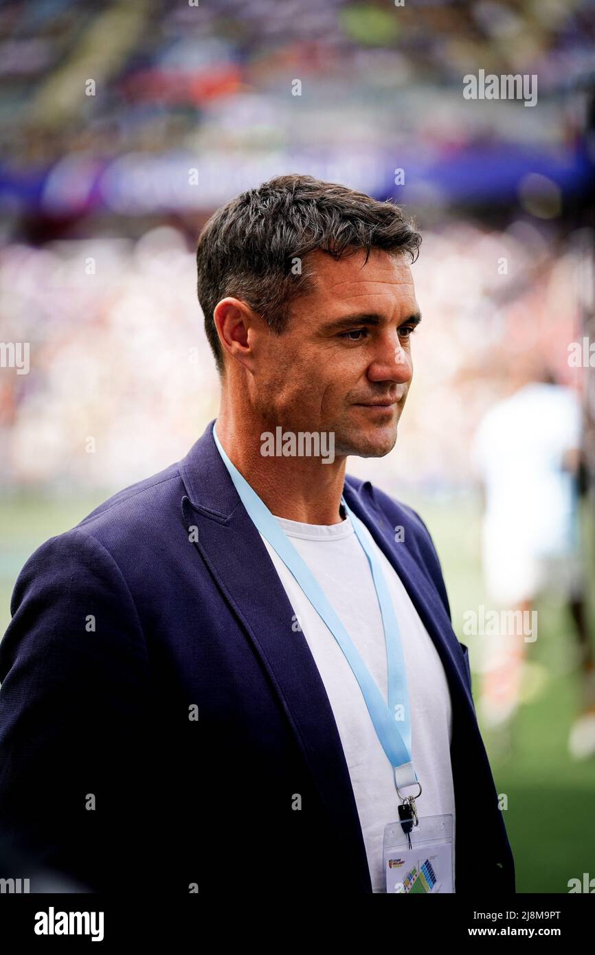 Dan Carter during the rugby European Rugby Champions Cup Semi-Final match between Racing 92 (R92) and Stade Rochelais (SR) at the Bollaert-Delelis Stadium, in Lens, France on May 15, 2022. Photo by Julien Poupart/ABACAPRESS.COM Stock Photo