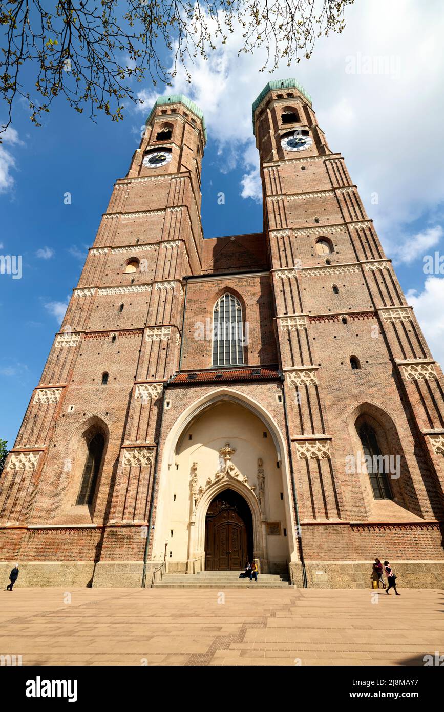Germany Bavaria Munich. Frauenkirche. The Dom cathedral Stock Photo