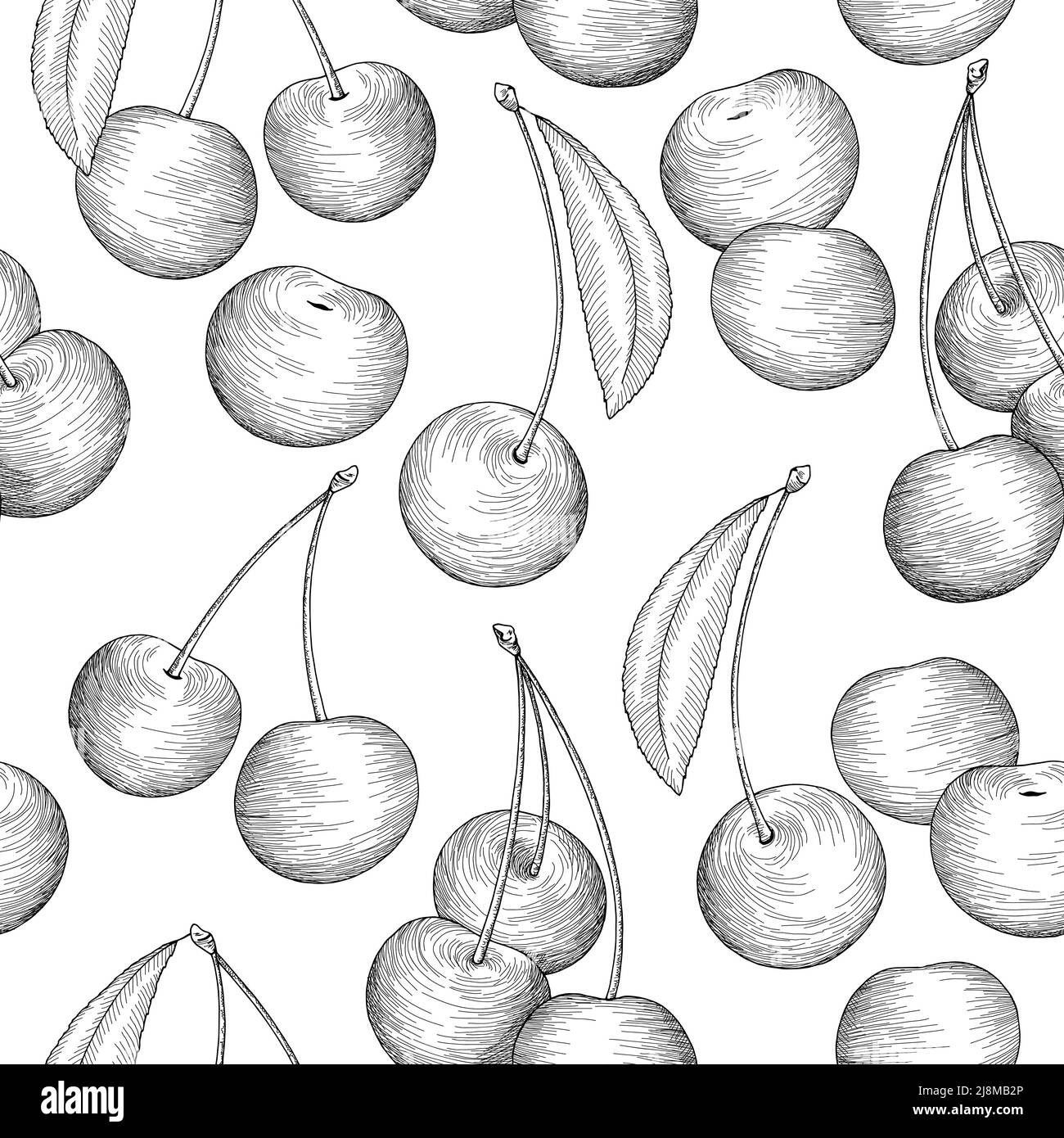 White background cherry Black and White Stock Photos & Images - Alamy