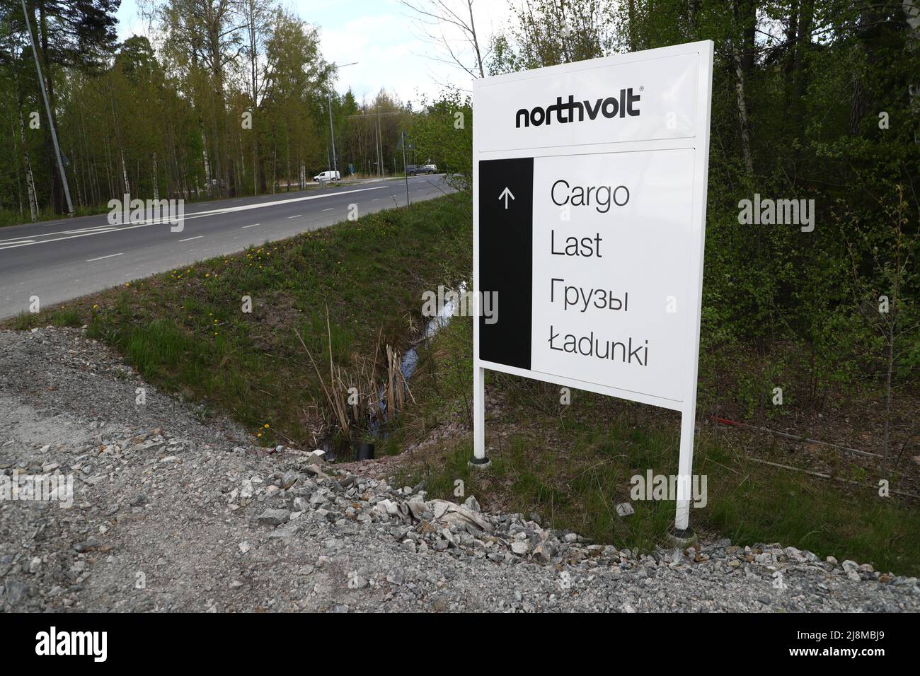 Northvolt company in Västerås, Sweden. Northvolt AB is a Swedish battery developer and manufacturer, specializing in lithium-ion technology for electric vehicles. Stock Photo