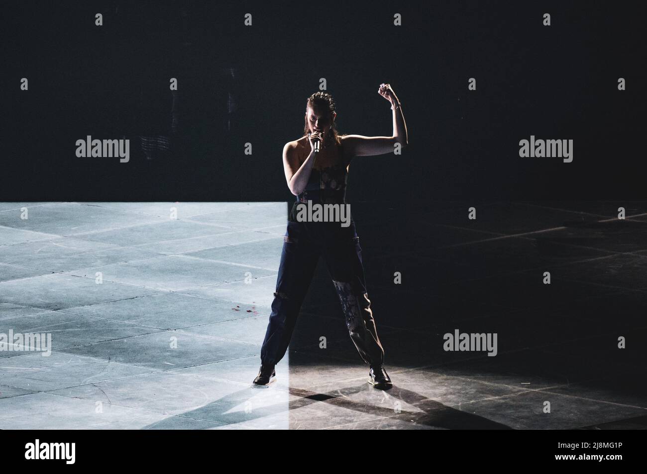 TORINO, PALA OLIMPICO, MAY 10th/12th/14th 2022: We Are Domi, representing  Czech Republic, performing live on stage for the 66th edition of the  Eurovision Song Contest Stock Photo - Alamy