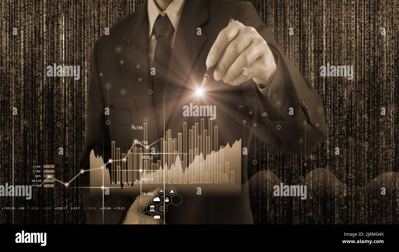 financial investment stock market trend stock vector... Stock market or forex trading graph and candlestick chart suitable for ...