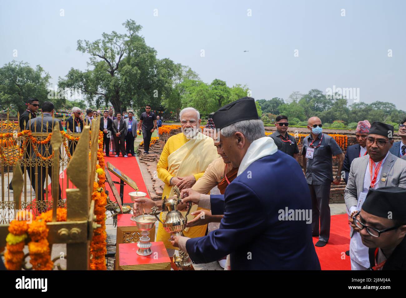 Nepal India 16/05/2022 Indian Prime Minister Narendra Modi