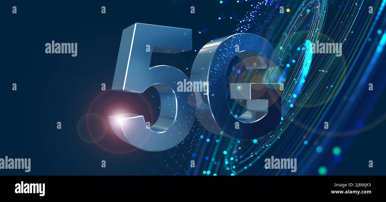 5G mobile technologies. communication and data transmission