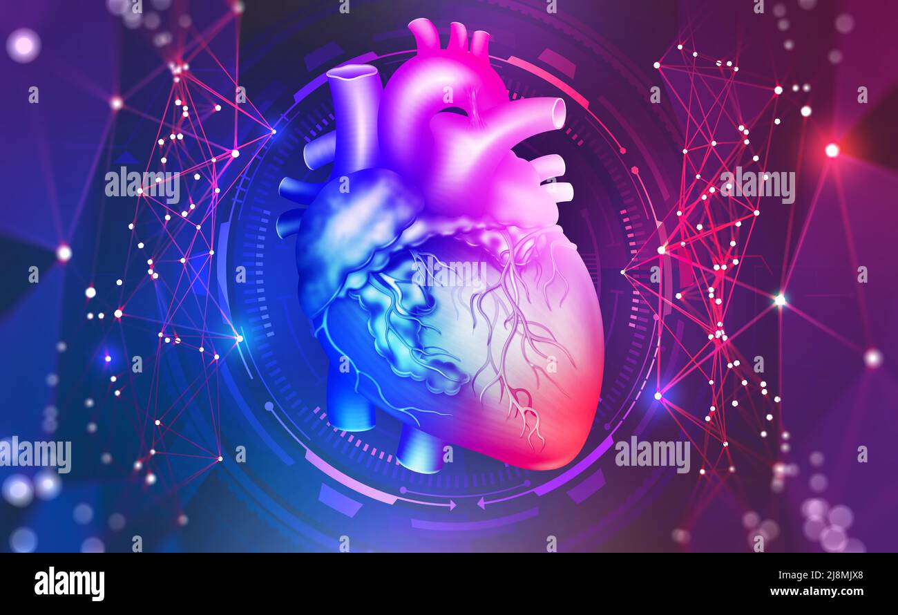 Human Heart. Digital Technologies In Medicine And Scientific Research ...