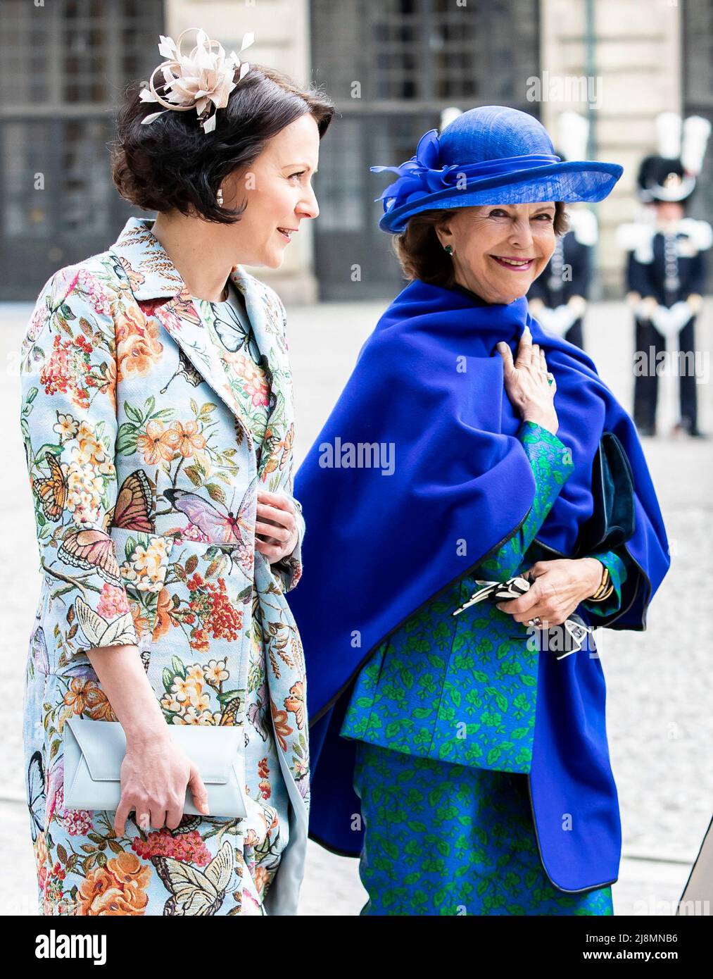 Stockholm, Sweden, May 17, 2022. King Carl Gustaf, Queen Silvia Of ...