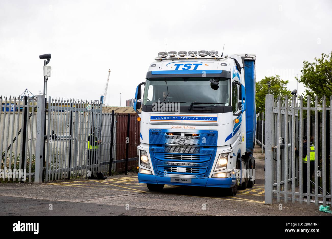 Lorry Entry A haulage lorry leaving the Department of Agriculture, Environment and ...