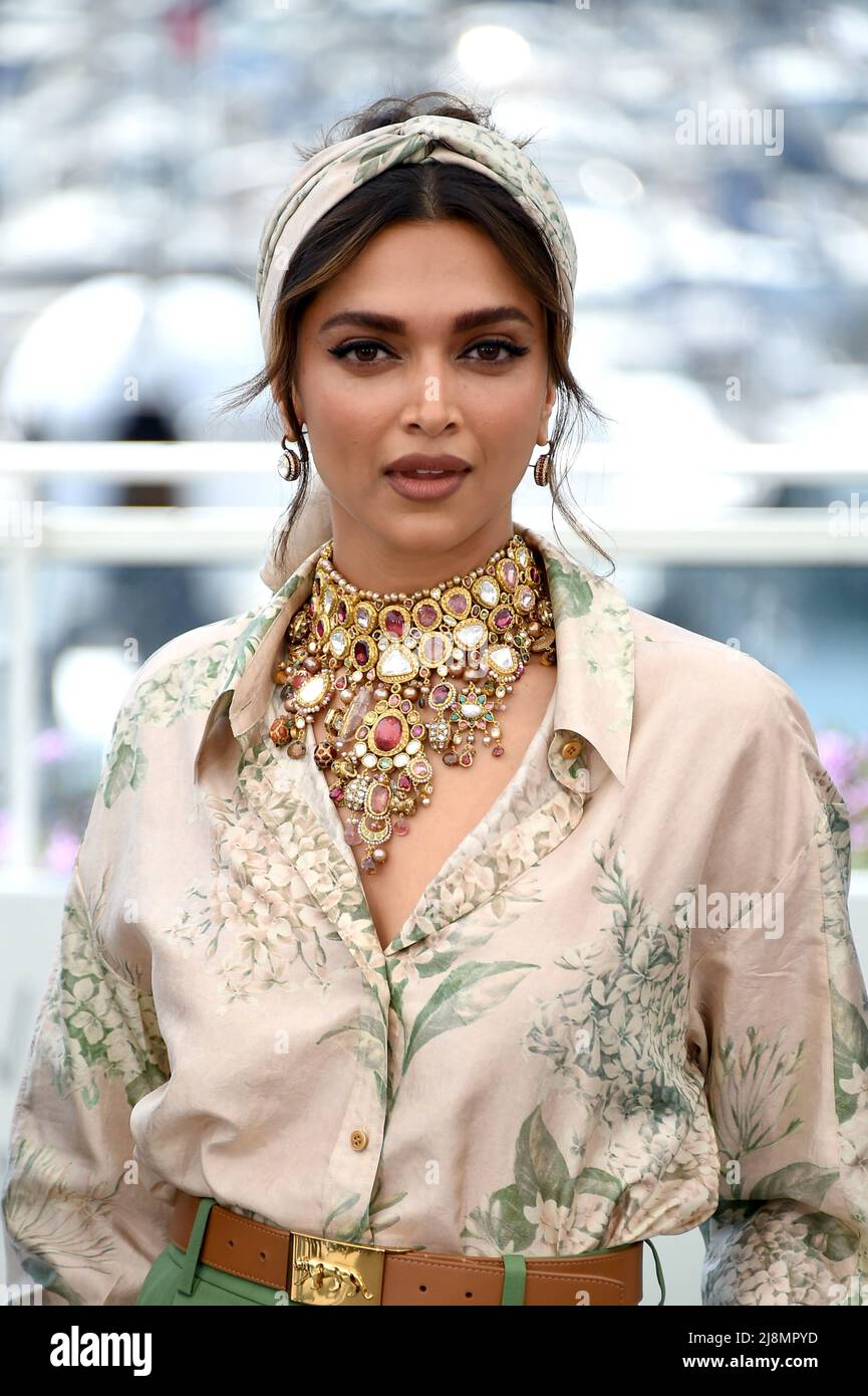 Cannes, France. 17th May, 2022. 75th Cannes film festival 2022, Photocall Jury. Pictured: Deepika Padukone Credit: Independent Photo Agency/Alamy Live News Stock Photo