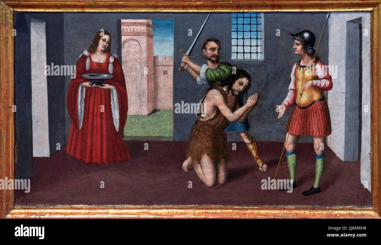Decollazione di S. Giovanni Battista , particolare della predella da