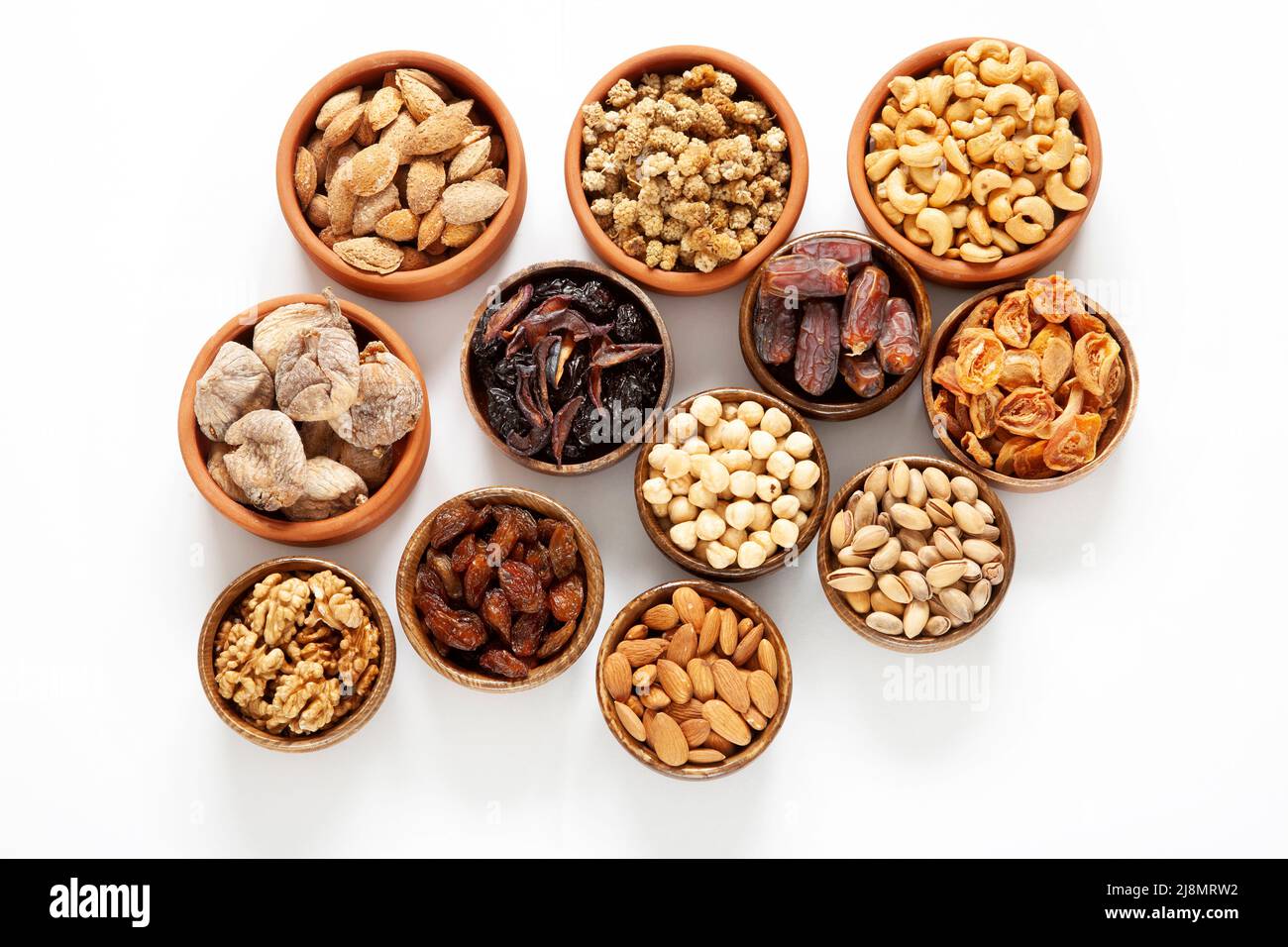 Dried fruits and mixed nuts. Healthy foods Stock Photo Alamy