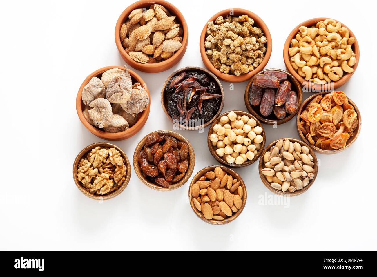 Dried fruits and mixed nuts. Healthy foods Stock Photo Alamy