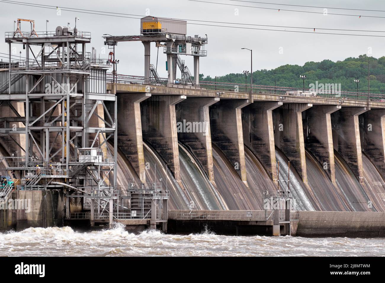 The Conowingo Dam is a large hydroelectric dam in the lower Susquehanna
