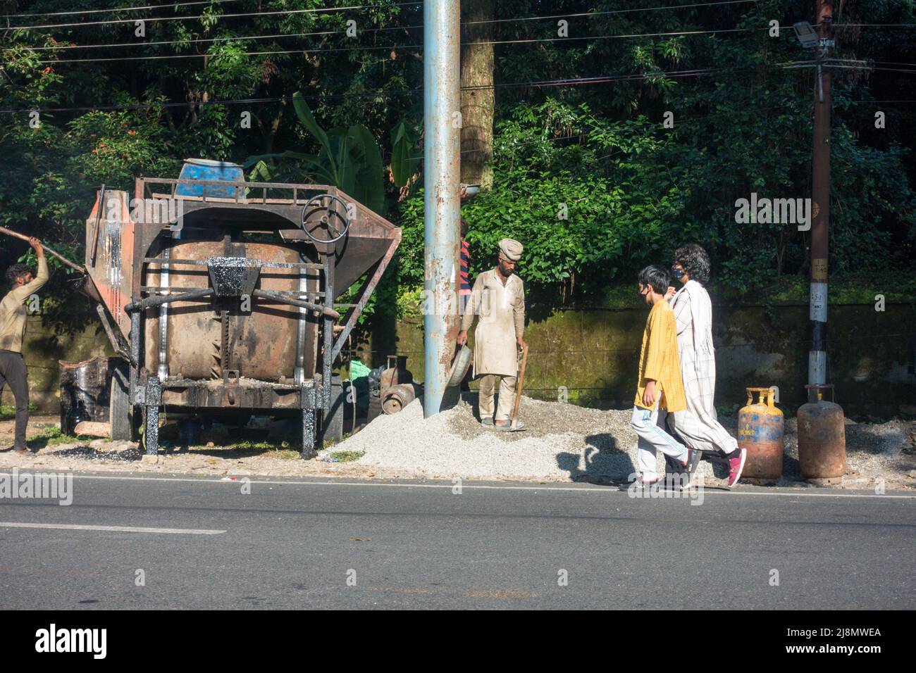 10th october 2021. Dehradun, Uttarakhand, India. A group of