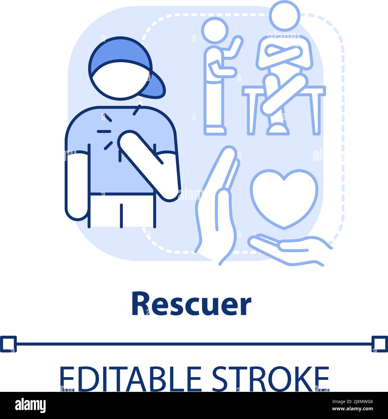 Child rescuer Stock Vector Images - Alamy