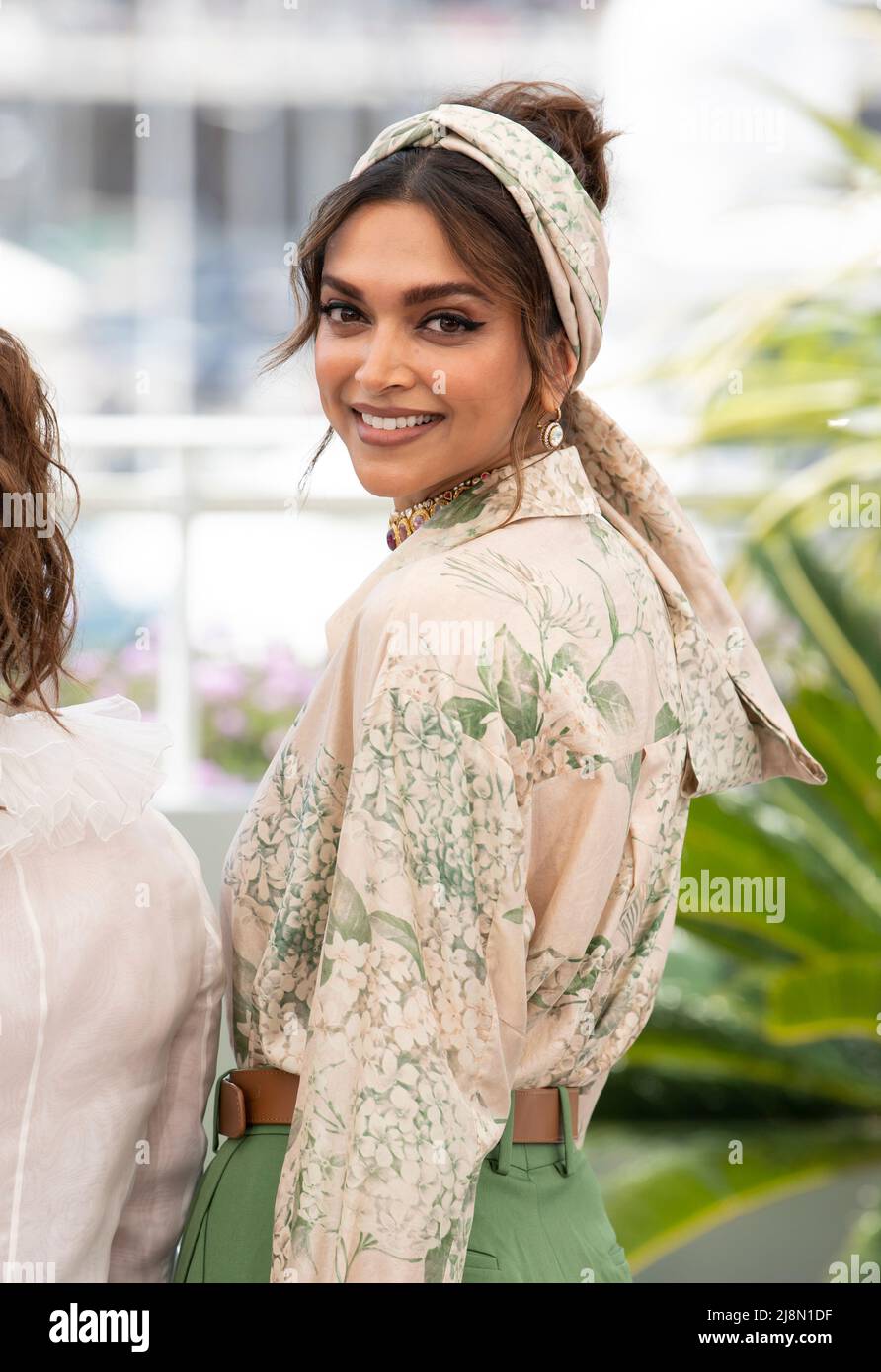 Cannes, France. 17th May, 2022. May 17th, 2022. Cannes, France. Deepika Padukone attending the Official Jury photocall, part of the 75th Cannes Film Festival, Palais de Festival, Cannes. Credit: Doug Peters/Alamy Live News Stock Photo