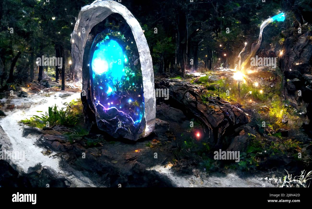 Abstract light magical door hi-res stock photography and images - Alamy