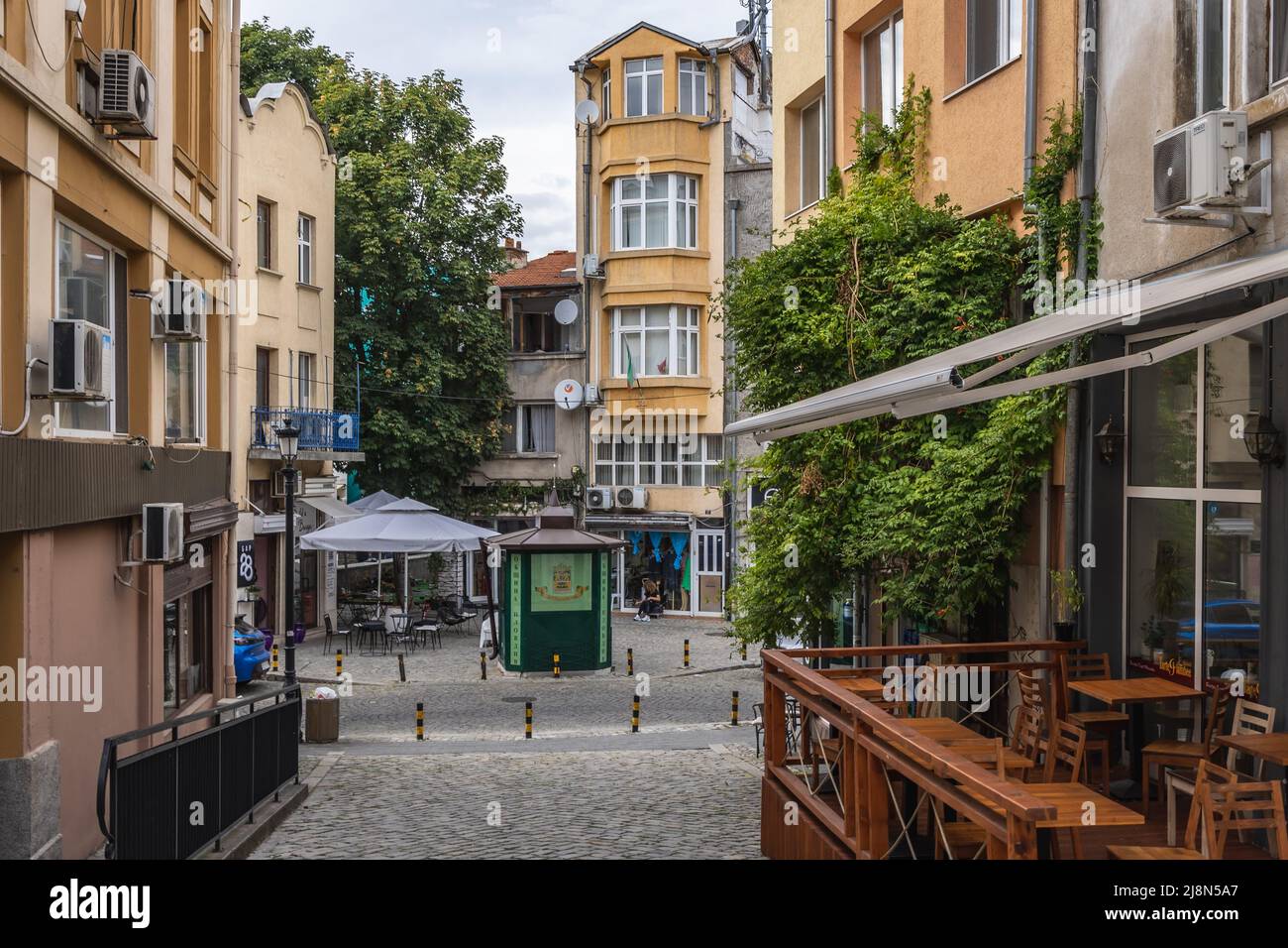 Kapana - The Trap famous art quarter of Plovdiv city, capital of ...
