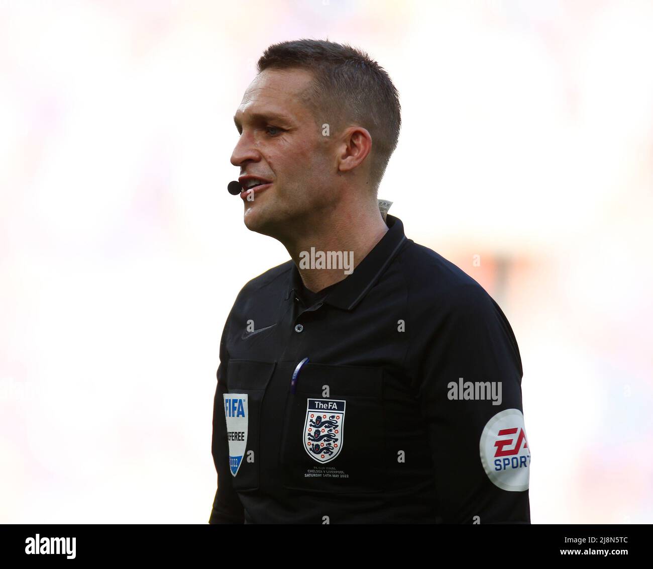 LONDON, ENGLAND - MAY 14:Referee Craig Pawson during FA Cup Final between  Chelsea and Liverpool at Wembley Stadium , London, UK 14th May , 2022 Stock  Photo - Alamy