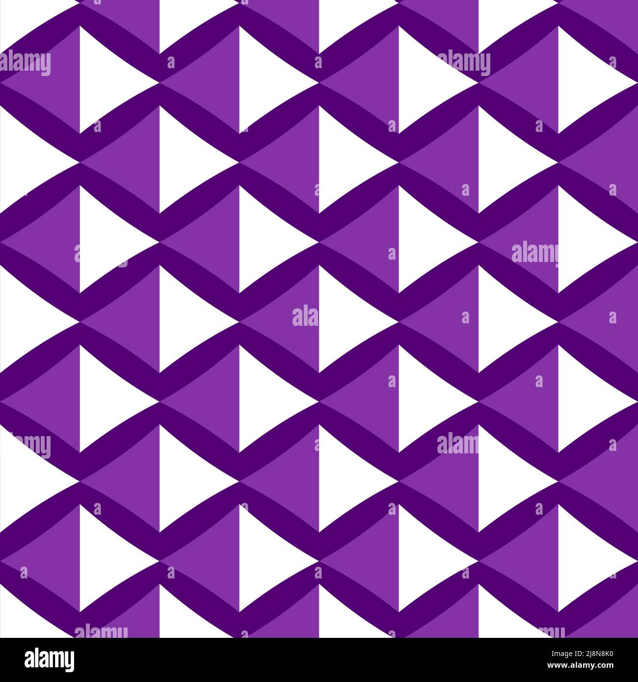 Seamless pattern with a graceful figures in geometrical style Stock Vector