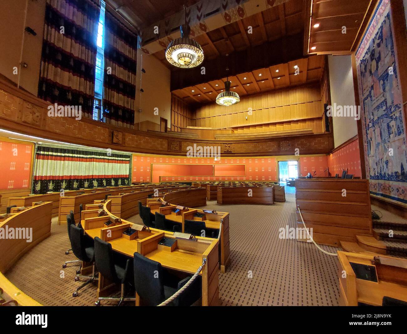 Oslo, Norway - 30 April 2022: The City Council Hall Stock Photo