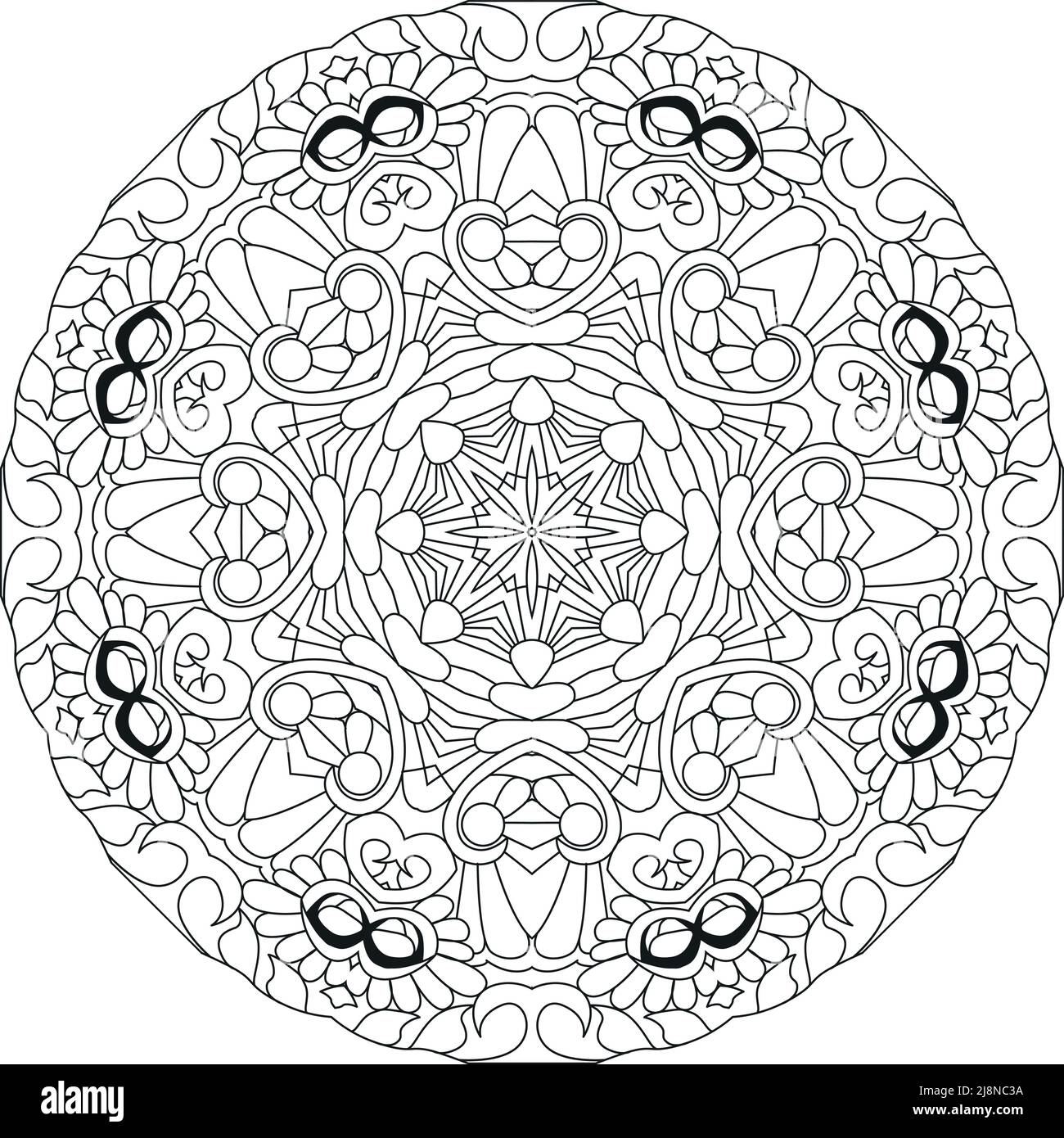 Adult coloring book Black and White Stock Photos & Images - Alamy